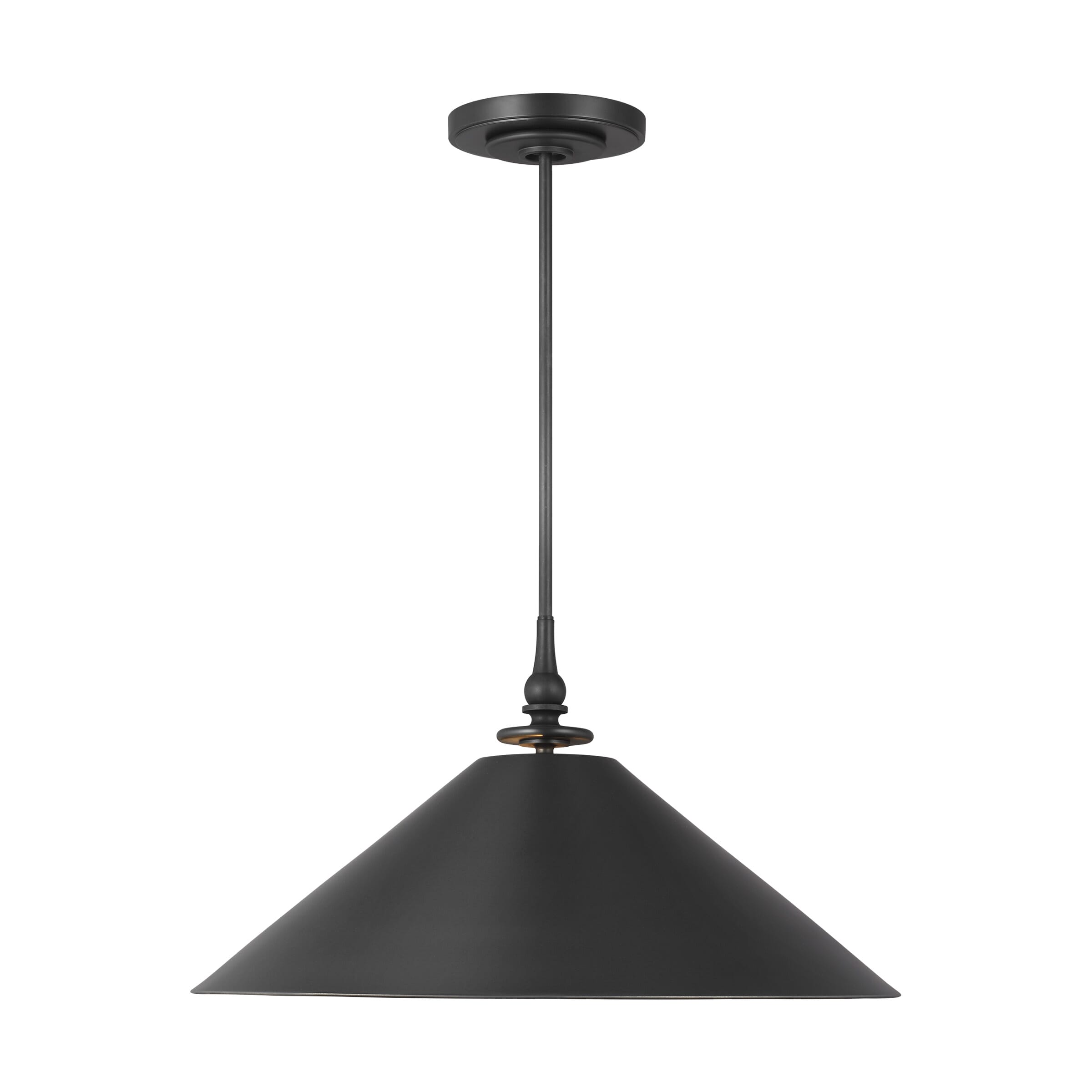 Generation Lighting Capri Pendant Light in Aged Iron by Thomas O'Brien