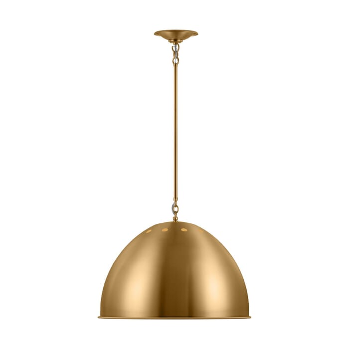 Robbie 1-Light Pendant in Burnished Brass Robbie 1-Light Pendant in Burnished Brass