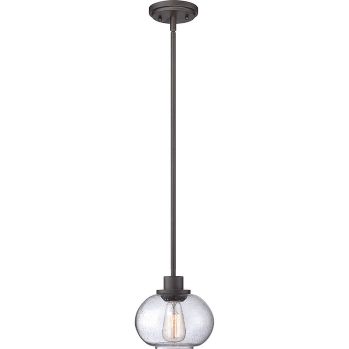Quoizel Trilogy 8" Pendant Light in Old Bronze Quoizel Trilogy 8" Pendant Light in Old Bronze
