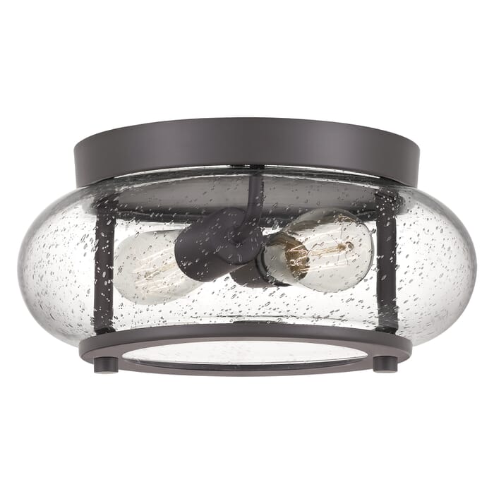 Quoizel Trilogy 2-Light 12" Ceiling Light in Old Bronze Quoizel Trilogy 2-Light 12" Ceiling Light in Old Bronze