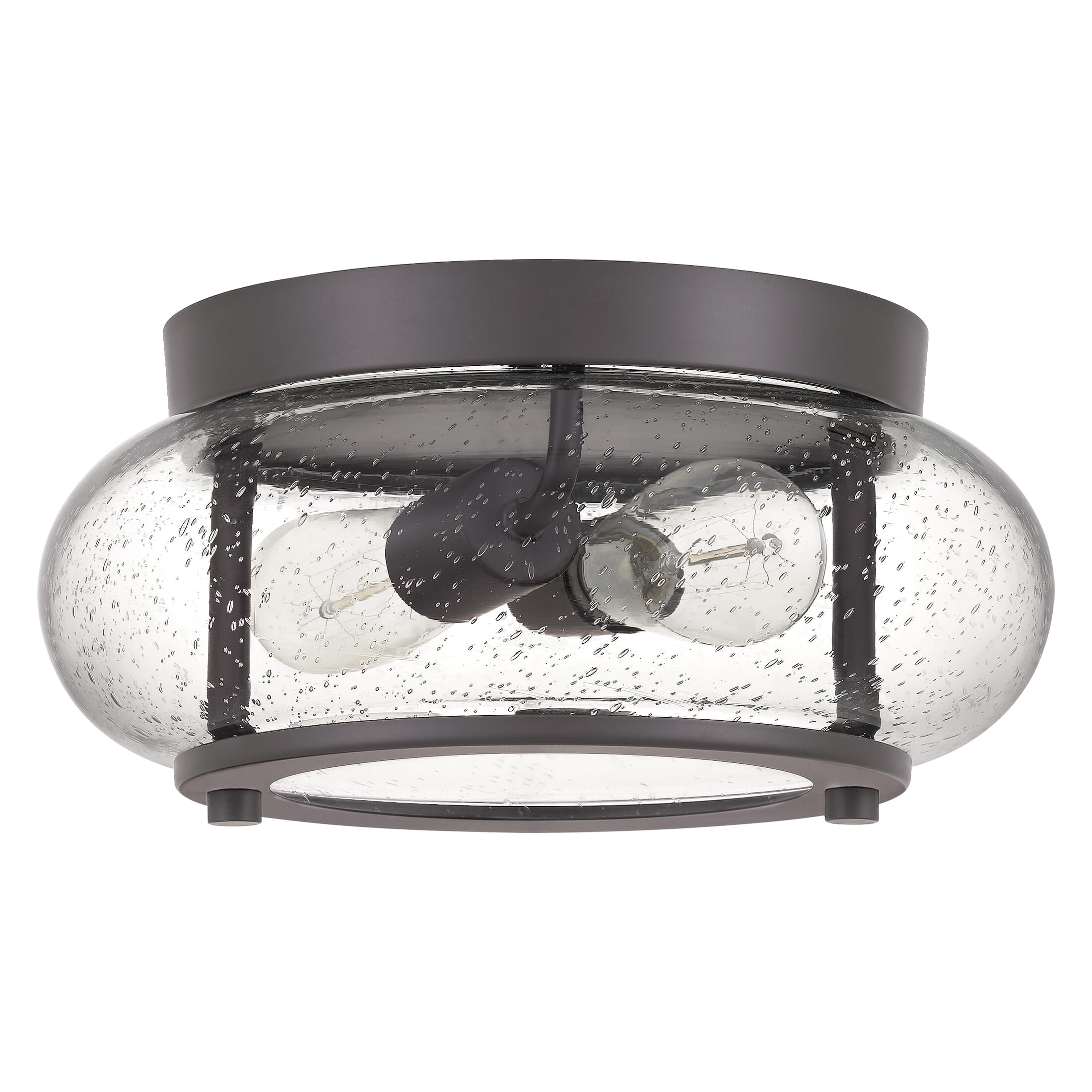 Quoizel Trilogy 2-Light 12" Ceiling Light in Old Bronze