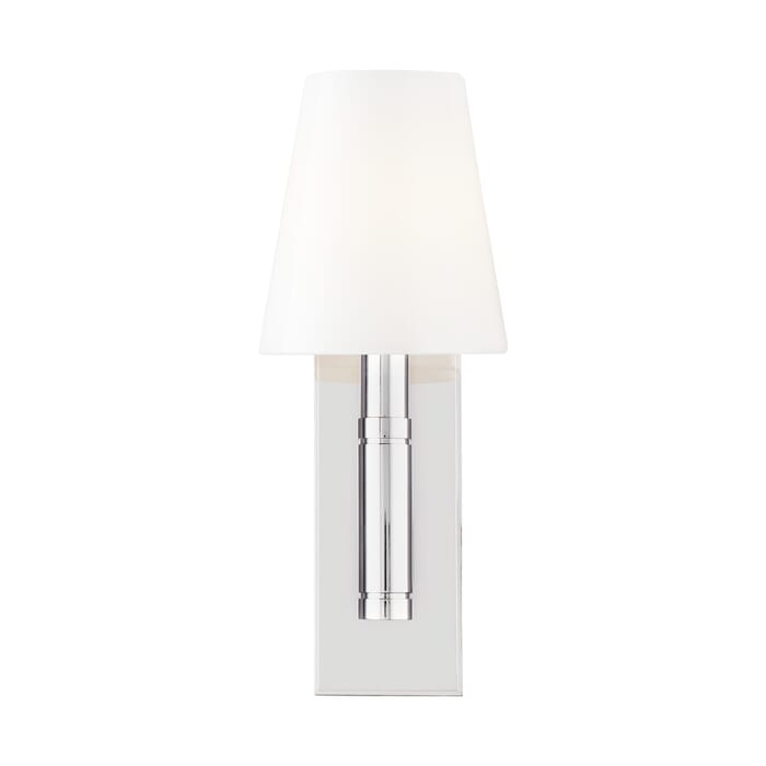 Generation Lighting Beckham Classic Wall Sconce in Polished Nickel by Thomas O'Brien Generation Lighting Beckham Classic Wall Sconce in Polished Nickel by Thomas O'Brien