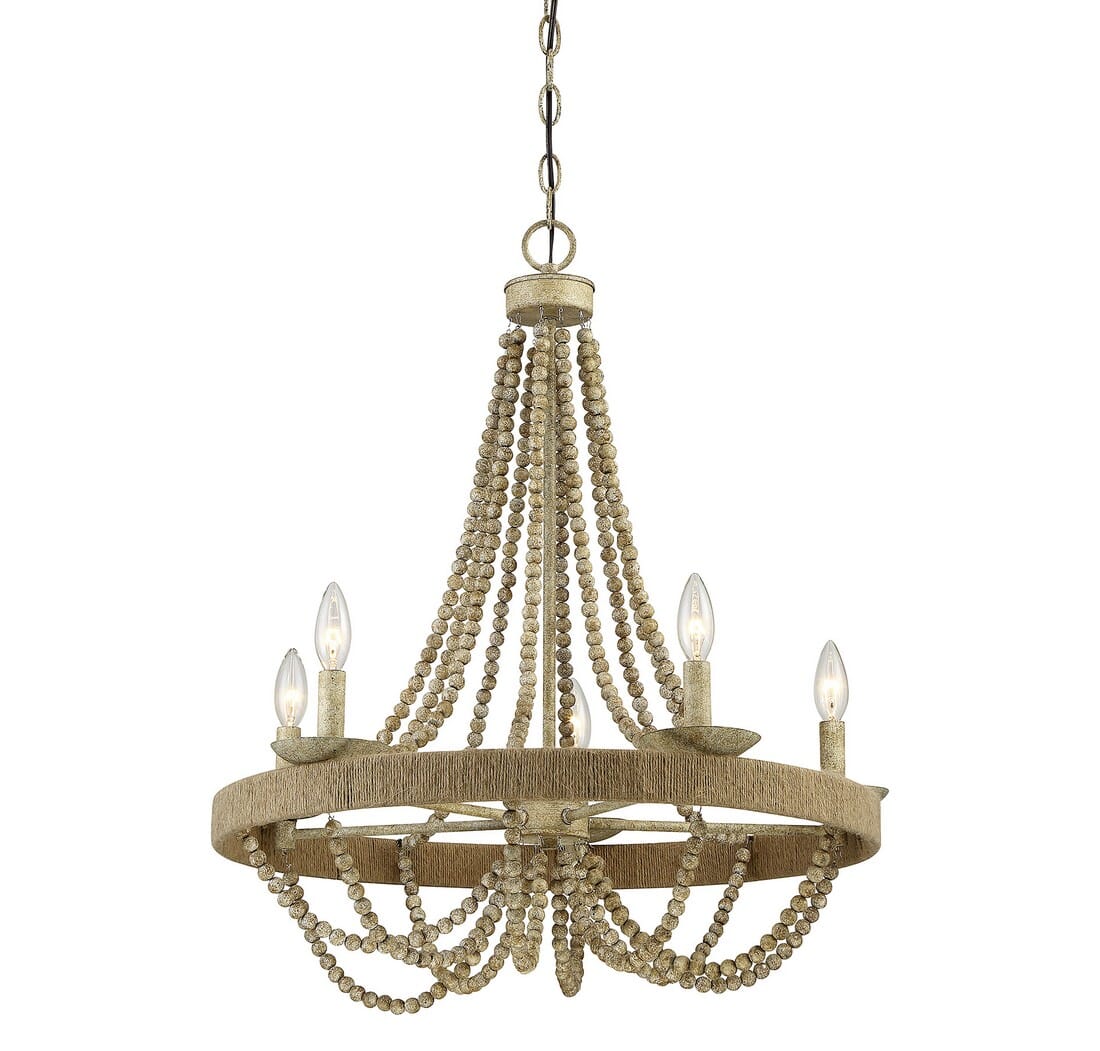 Trade Winds Brookhaven beaded chandelier - LightsOnline Blog