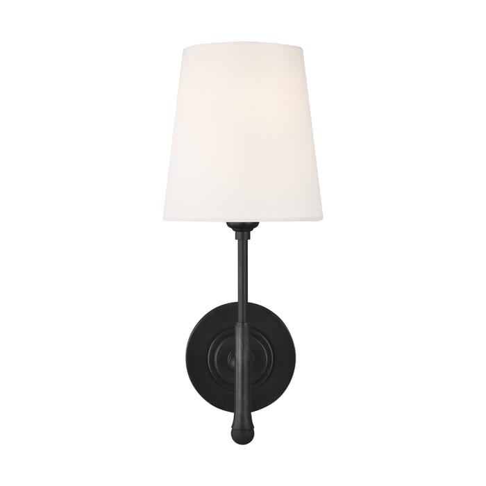 Generation Lighting Capri Wall Sconce in Aged Iron by Thomas O'Brien Generation Lighting Capri Wall Sconce in Aged Iron by Thomas O'Brien