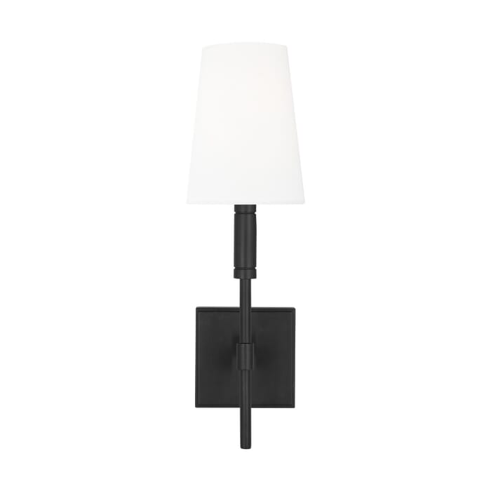 Beckham Classic 1-Light Bathroom Vanity Light in Aged Iron Beckham Classic 1-Light Bathroom Vanity Light in Aged Iron