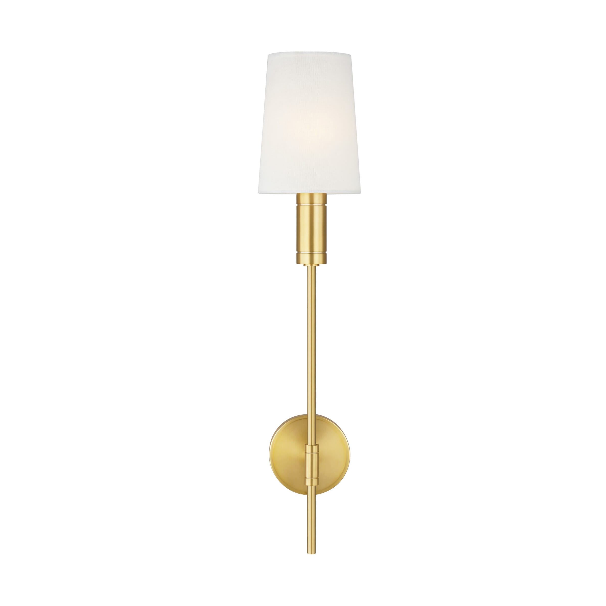 Generation Lighting Beckham Modern Wall Sconce in Burnished Brass by Thomas O'Brien