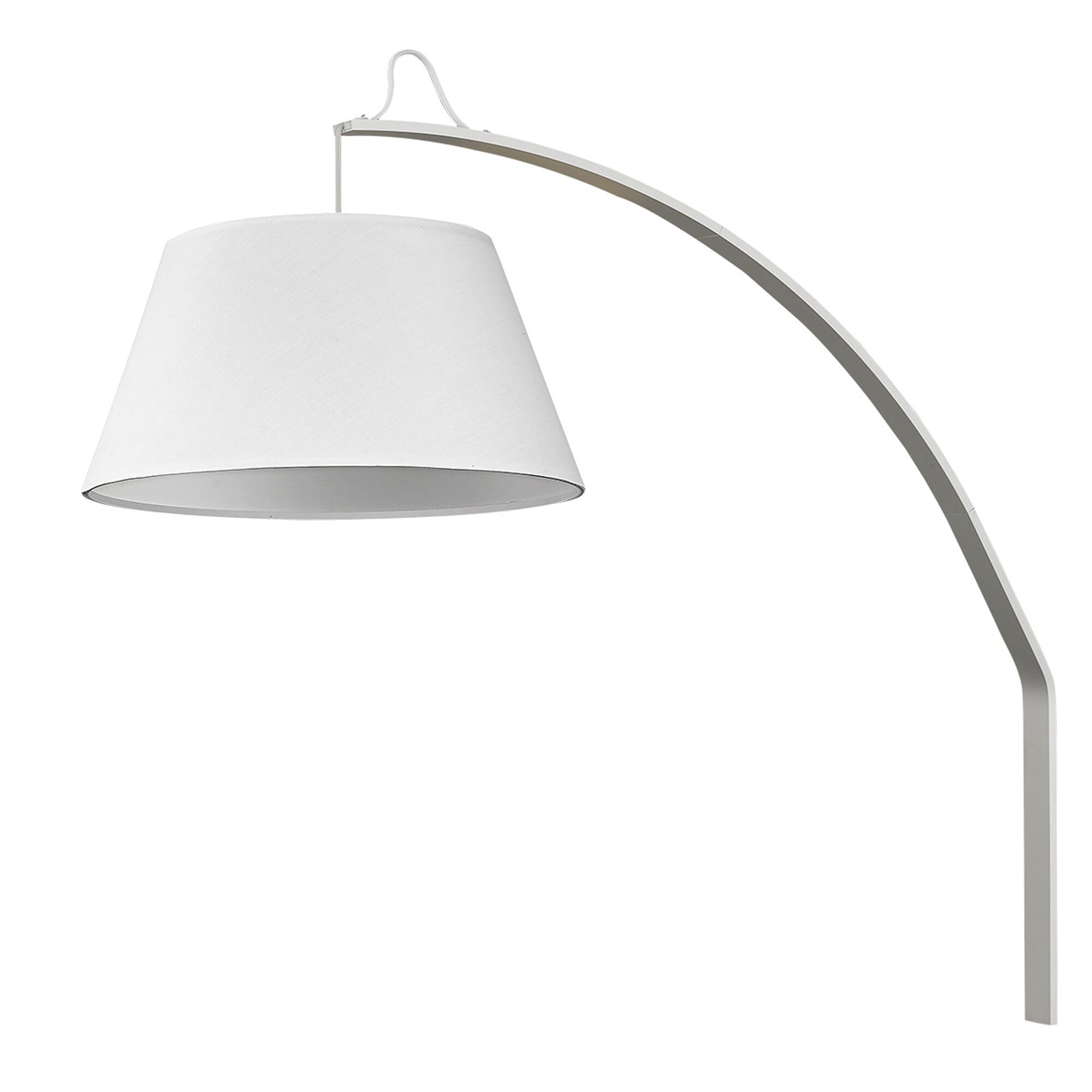 White One Light Wall Sconce from the Della Collection