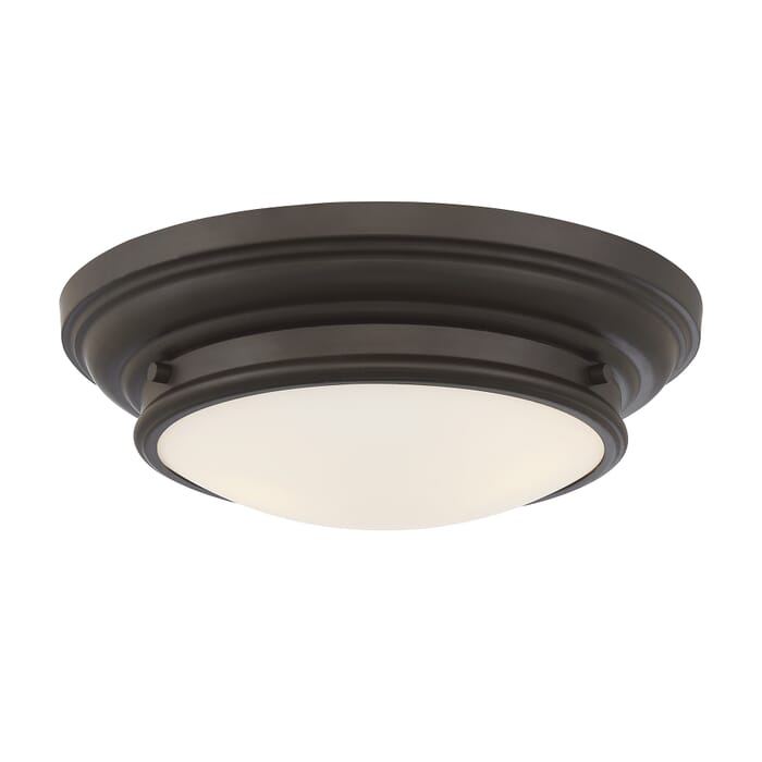 Meridian Granger 2-Light Flush Mount Ceiling Light in Oil Rubbed Bronze Meridian Granger 2-Light Flush Mount Ceiling Light in Oil Rubbed Bronze