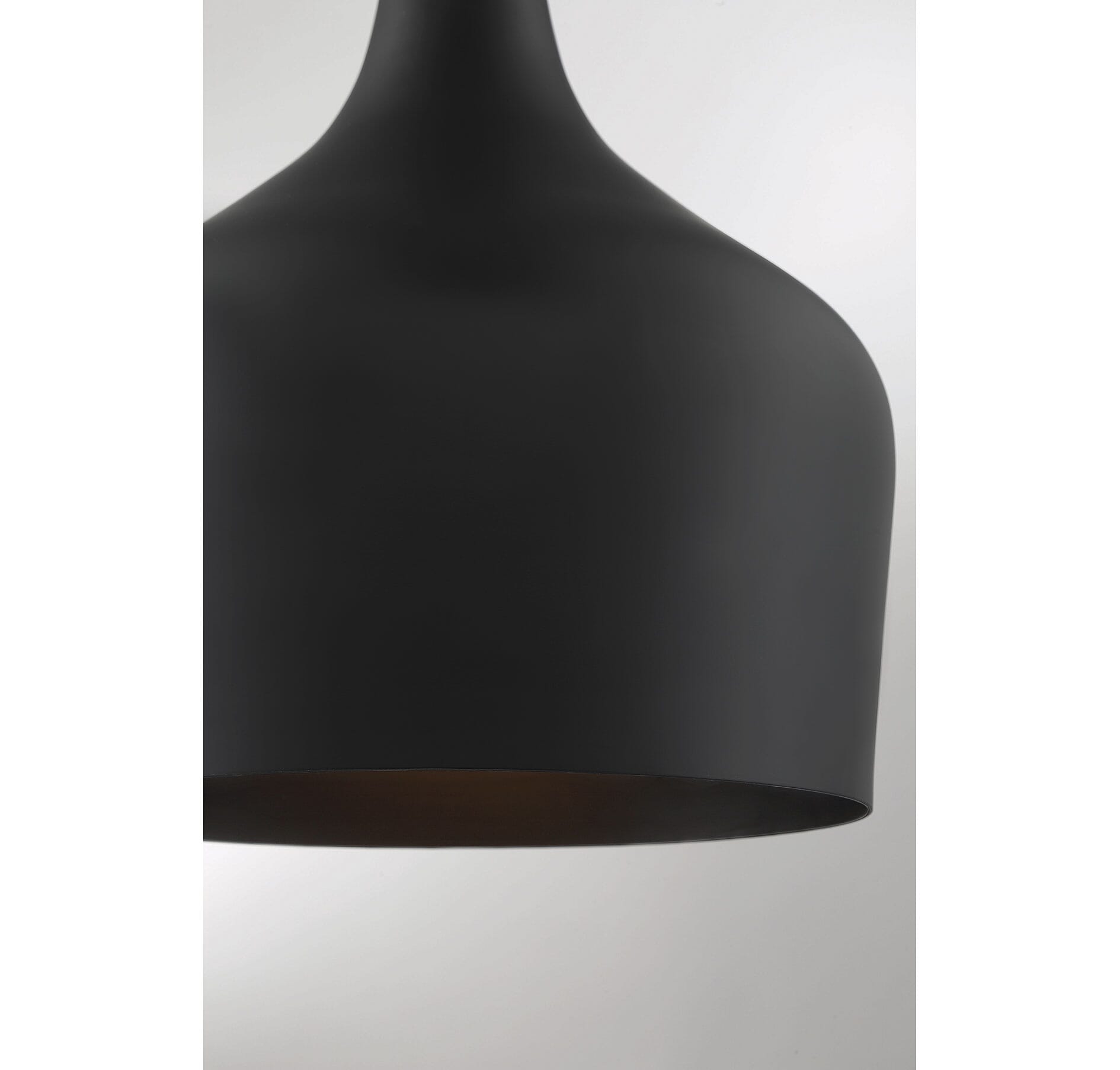 Photos - Chandelier / Lamp Meridian Trade Winds Lighting Trade Winds Lisa Metal Pendant Light in Matte Black - TW90025-MBK TW90025-MBK 