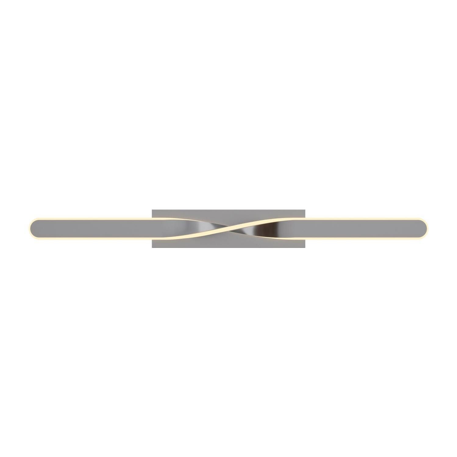 Twist LED Vanity in Satin Nickel