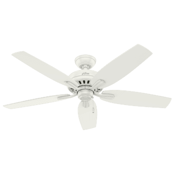 Hunter Newsome 52" Indoor/Outdoor Ceiling Fan in Fresh White