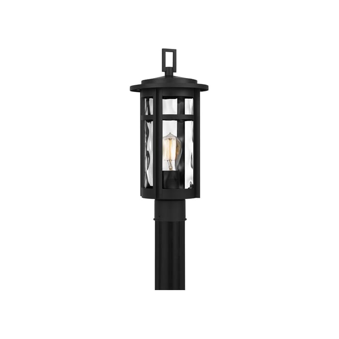 Quoizel Uma Outdoor Post Light in Matte Black Quoizel Uma Outdoor Post Light in Matte Black