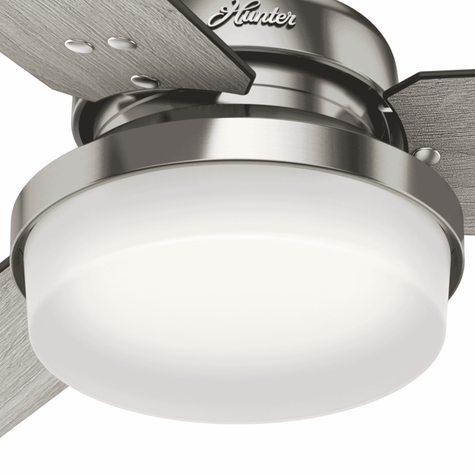 Hunter Sentinel 2-Light 60" Indoor Ceiling Fan in Brushed Nickel