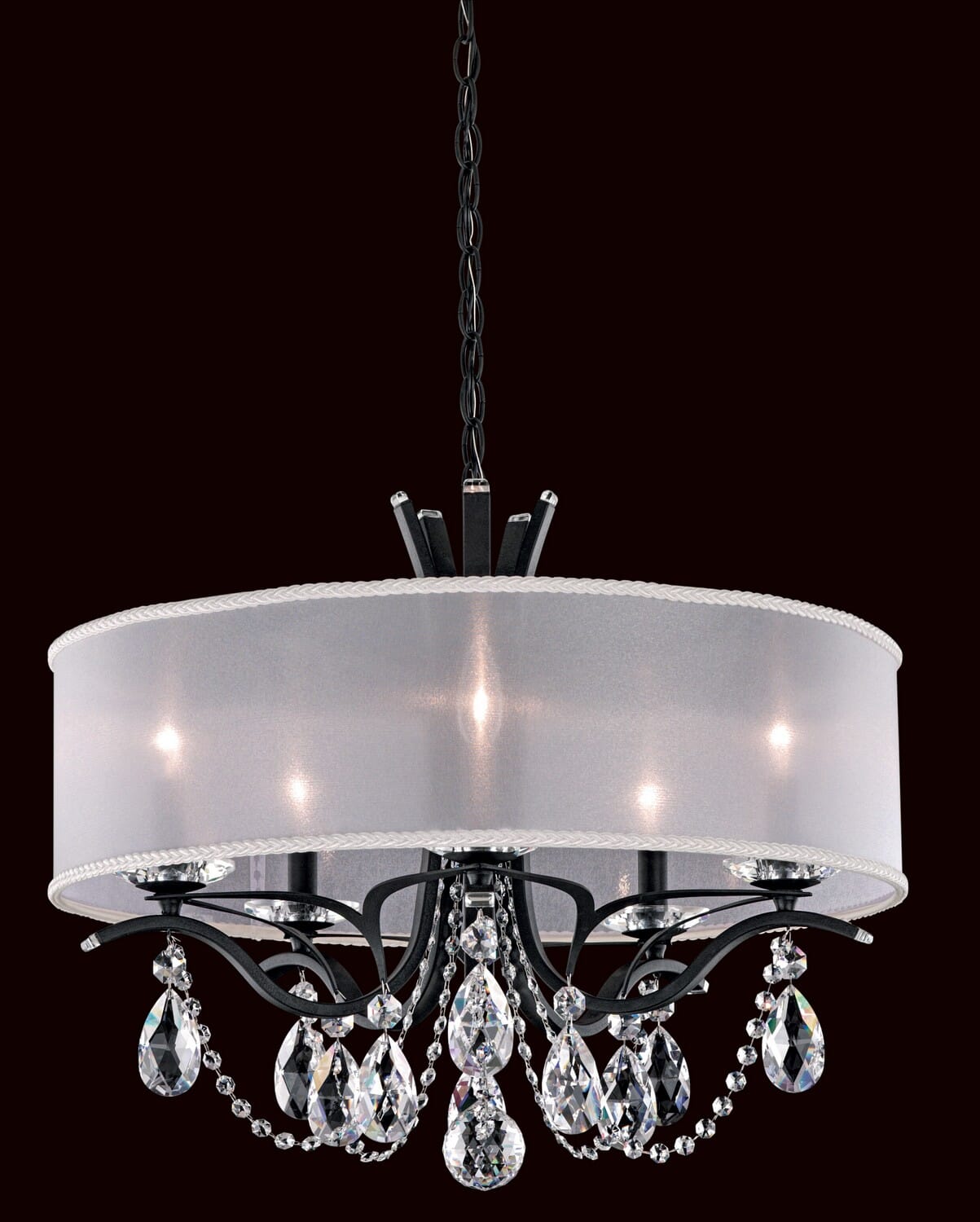 Vesca 5-Light Chandelier in Heirloom Gold