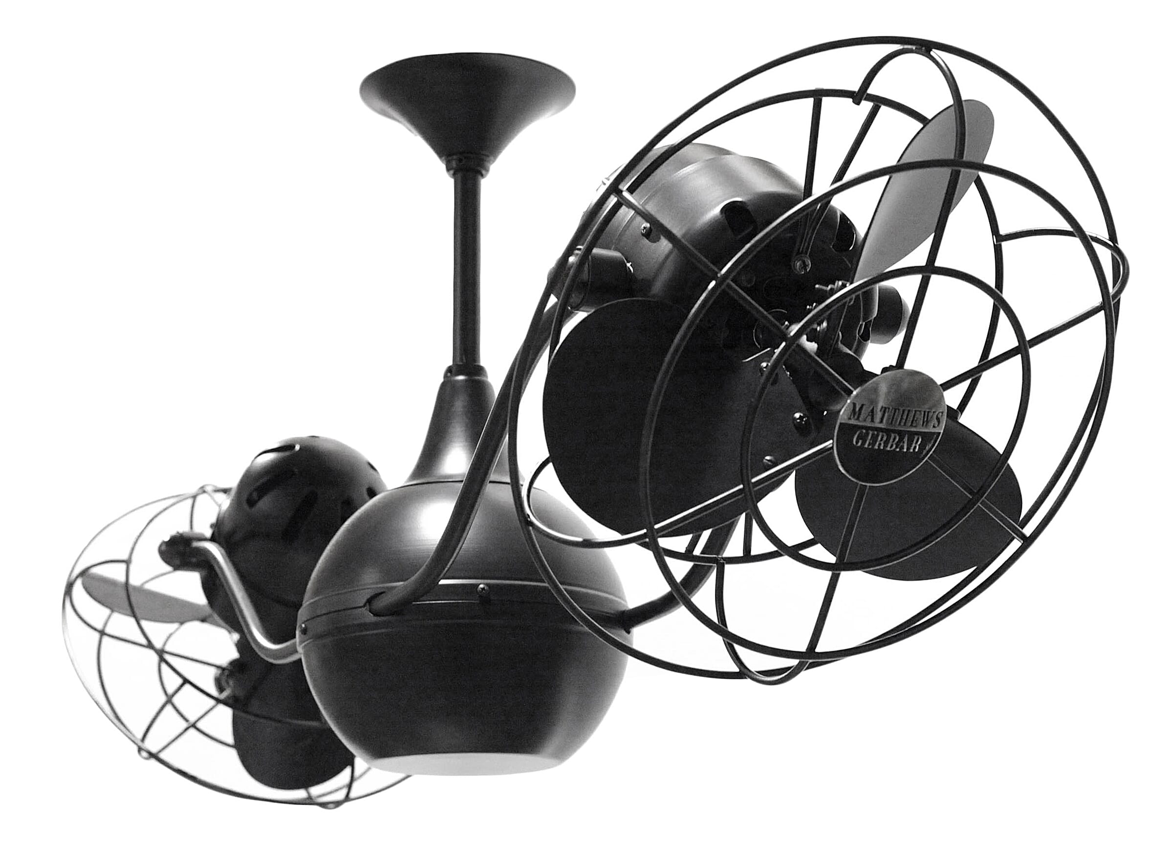 Matthews Vent-Bettina 42" Indoor Ceiling Fan in Matte Black