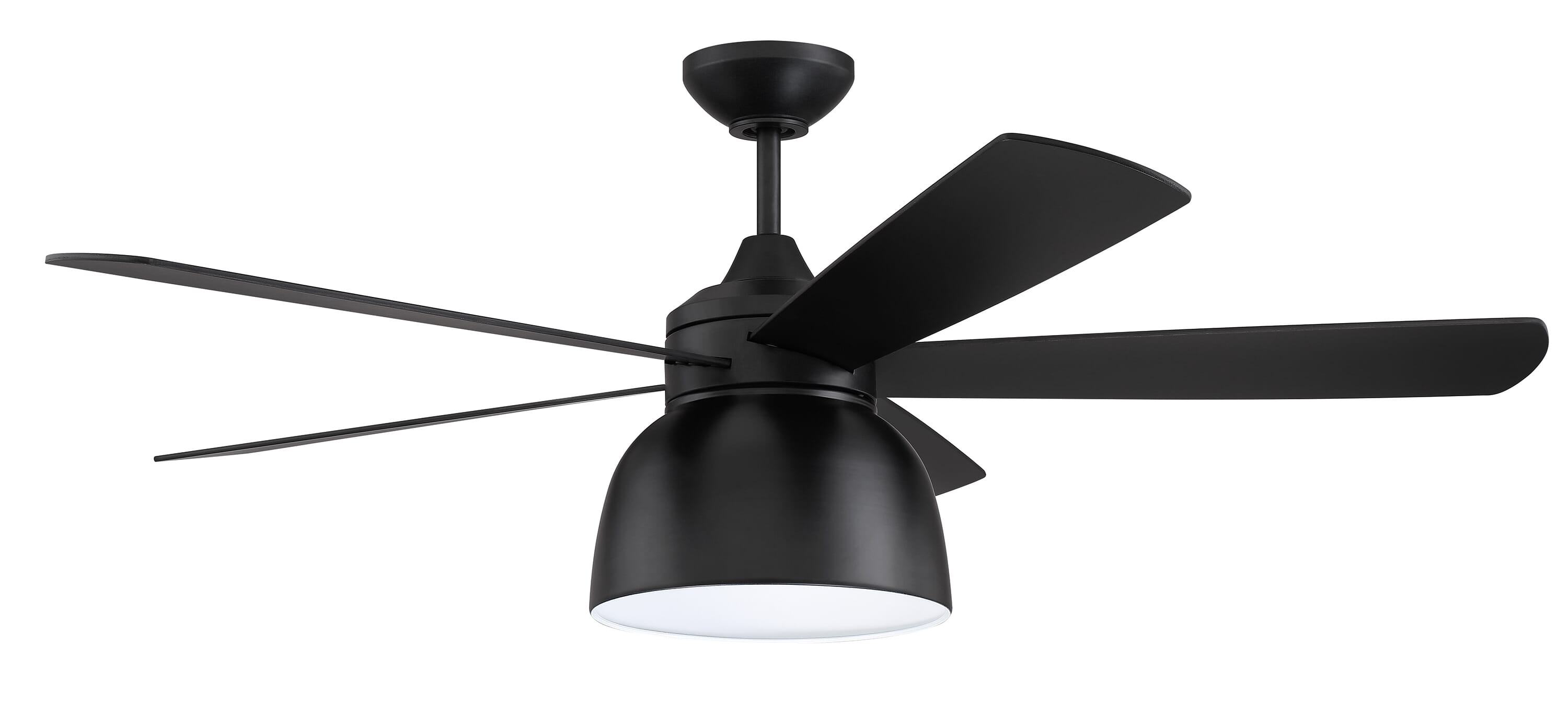 Craftmade 52" Ventura Ceiling Fan in Flat Black