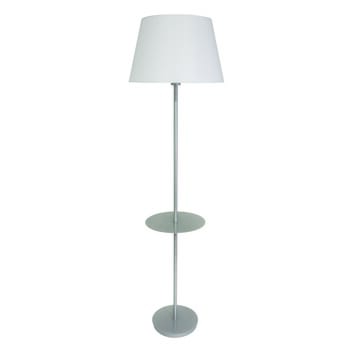 House of Troy Vernon 3-Light 61" Floor Lamp in Platinum Gray