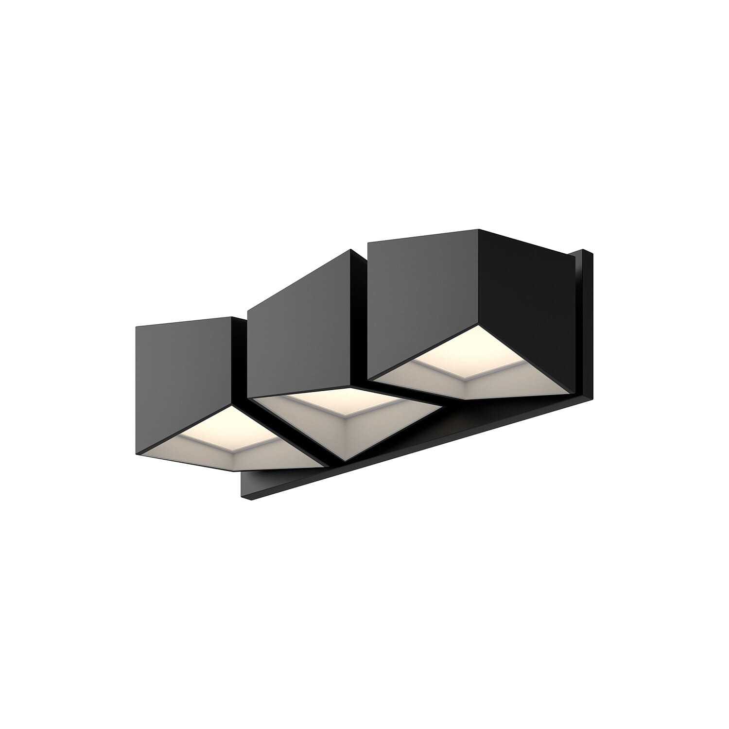Black White LED Vanity from the Cubix Collection