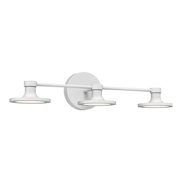 Issa LED Bathroom Vanity Light in White Issa LED Bathroom Vanity Light in White