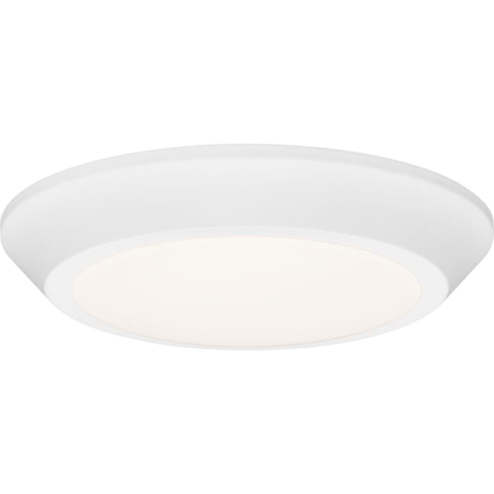 Verge LED Flush Mount in White Verge LED Flush Mount in White