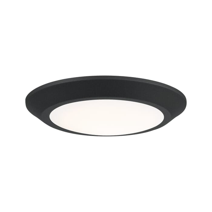 Verge LED Flush Mount in Earth Black Verge LED Flush Mount in Earth Black