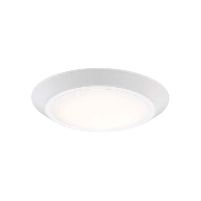 Verge 8-Light Flush Mount in White Verge 8-Light Flush Mount in White