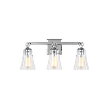 Feiss Monterro 3-Light Seeded Glass Bathroom Vanity Light 