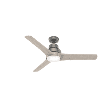 Hunter 52" Indoor/Outdoor Ceiling Fan in Matte Silver