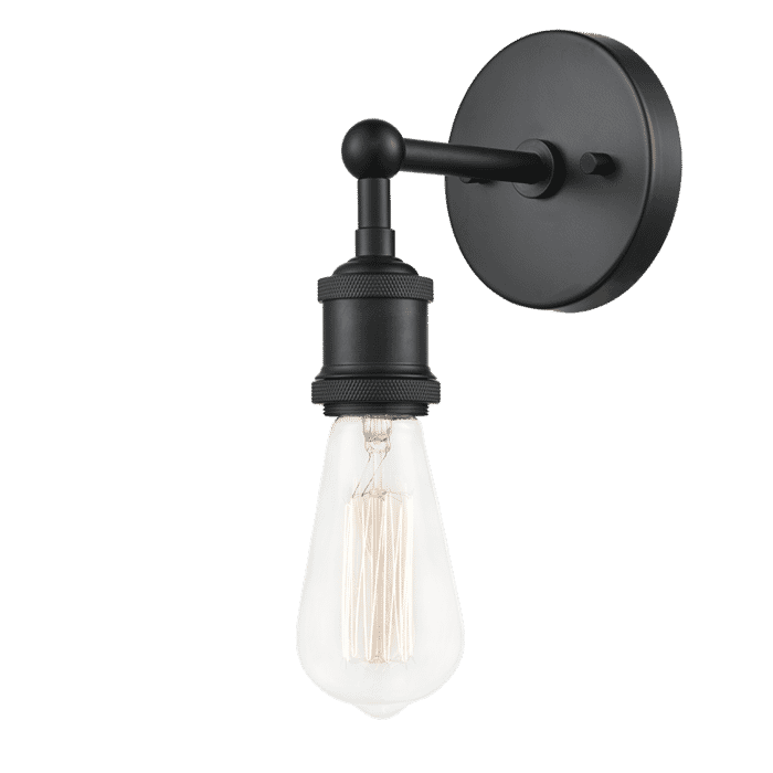 Matteo Bulstrode'S Workshop 1-Light Wall Sconce In Black Matteo Bulstrode'S Workshop 1-Light Wall Sconce In Black