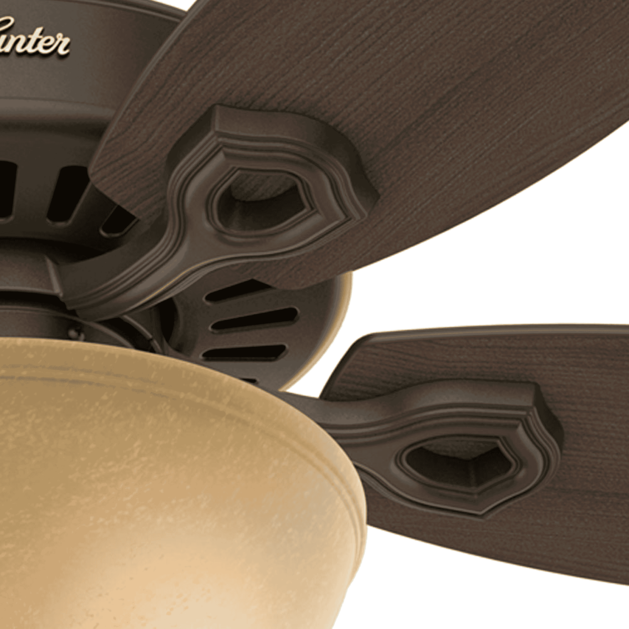 Hunter Builder Deluxe 2Light 52" Indoor Ceiling Fan in New Bronze