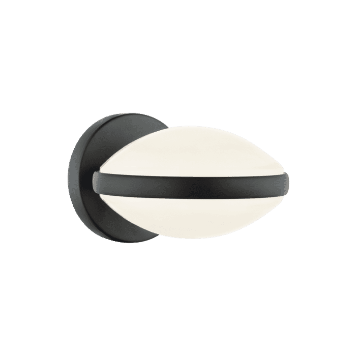Matteo Chatoyant 1-Light Wall Sconce In Matte Black Matteo Chatoyant 1-Light Wall Sconce In Matte Black