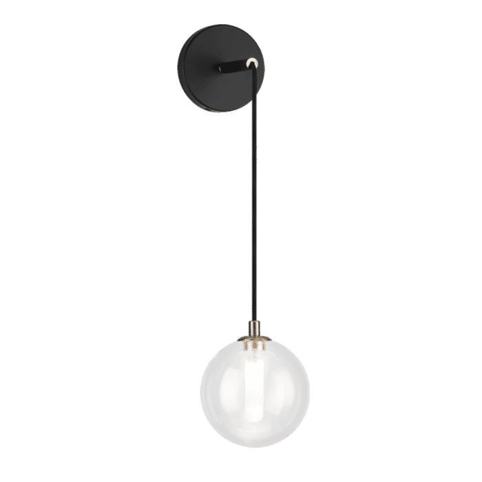 Matteo Magma 1-Light Wall Sconce In Clear Matteo Magma 1-Light Wall Sconce In Clear
