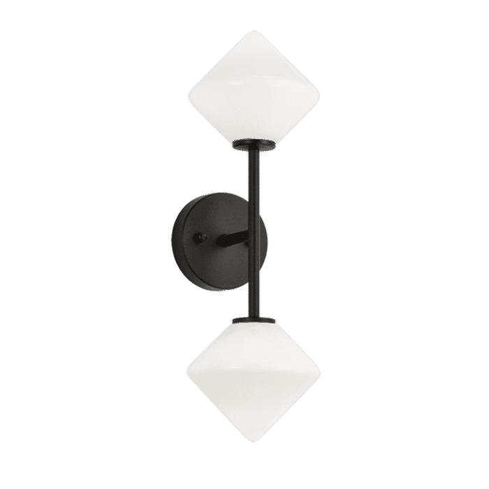 Matteo Novo 2-Light Wall Sconce In Black Matteo Novo 2-Light Wall Sconce In Black