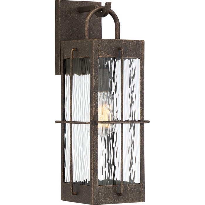 Quoizel Ward 7" Outdoor Wall Light in Gilded Bronze Quoizel Ward 7" Outdoor Wall Light in Gilded Bronze