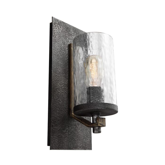 Feiss Angelo Wall Sconce in Distressed Oak Feiss Angelo Wall Sconce in Distressed Oak