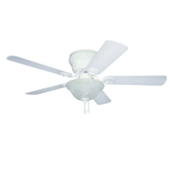 Craftmade 42" Wyman Flush Mount Ceiling Fan in White Craftmade 42" Wyman Flush Mount Ceiling Fan in White
