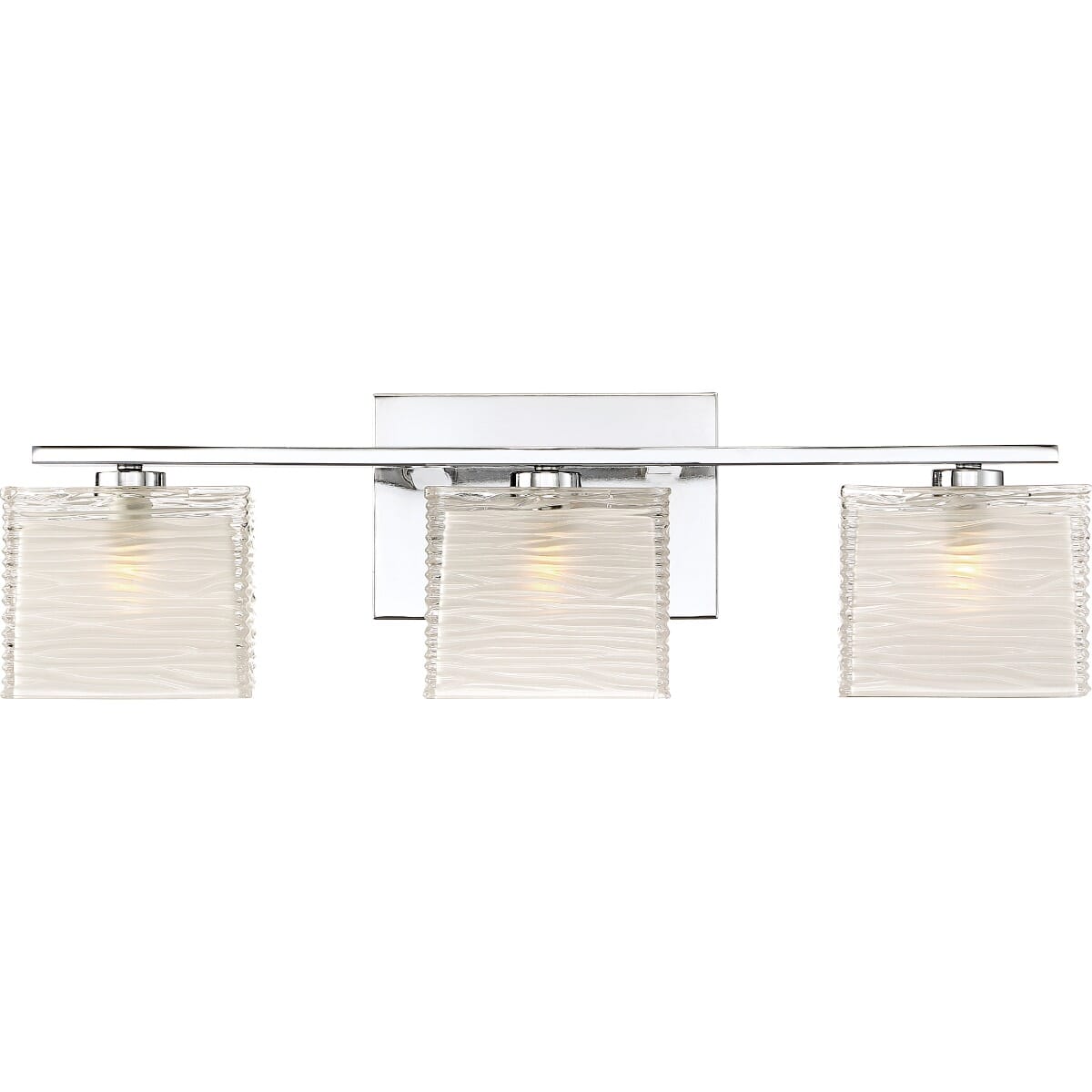 Westcap 3-Light Bathroom Vanity Light in Polished Chrome