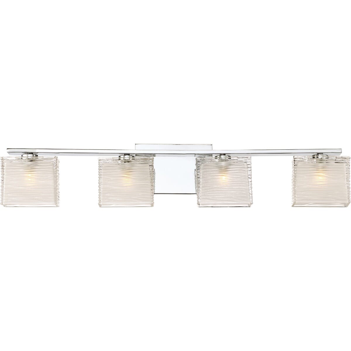 Westcap 4-Light Bathroom Vanity Light in Polished Chrome