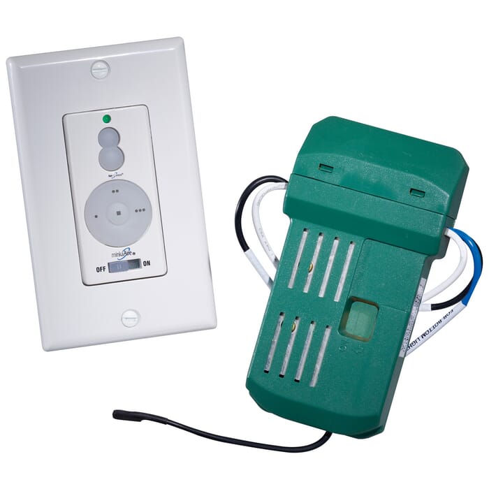 Minka-Aire Wall Control System in White Minka-Aire Wall Control System in White