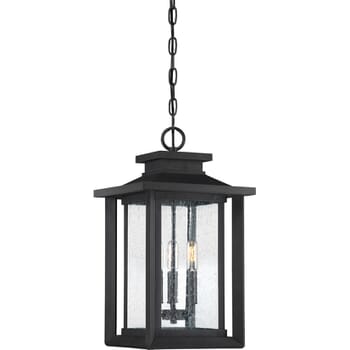 Quoizel Wakefield 3-Light 11" Outdoor Hanging Light in Earth Black