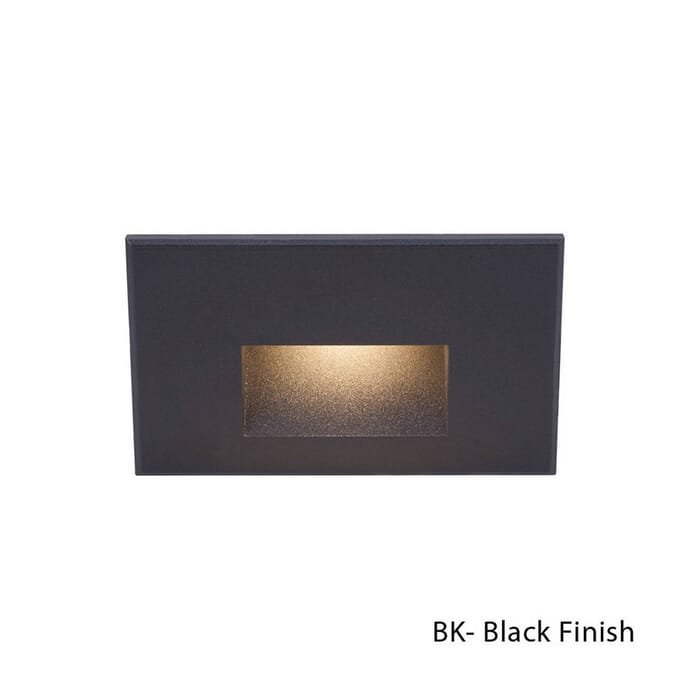 WAC Lighting 120V LEDme Horizontal Indoor/Outdoor Step and Wall Light in Black WAC Lighting 120V LEDme Horizontal Indoor/Outdoor Step and Wall Light in Black