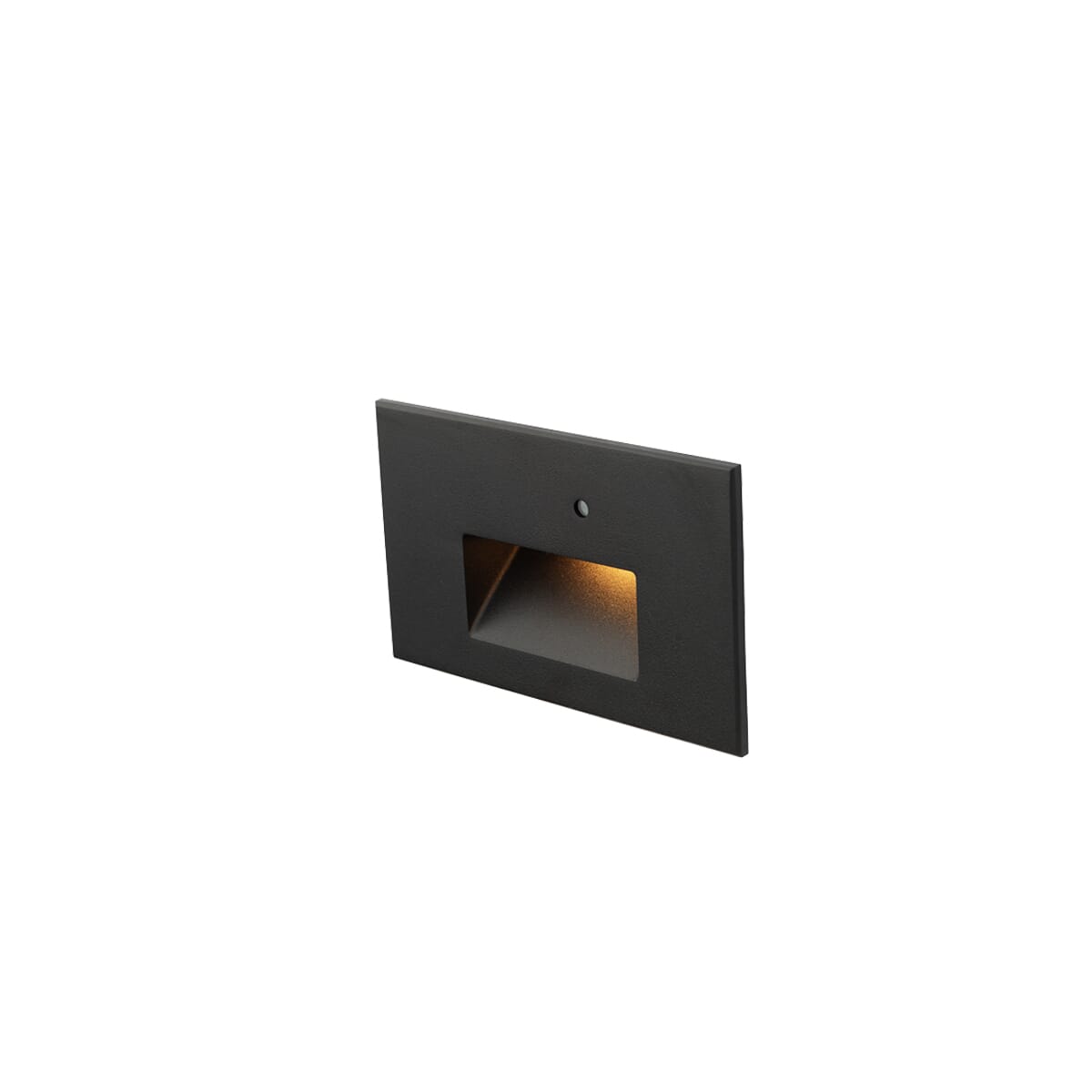 WAC Step Light With Photocell 3000K Wall Sconce in Black on Aluminum - WL-LED102-30-BK