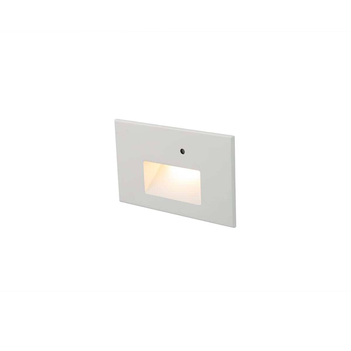 WAC Step Light With Photocell 3000K Wall Sconce in White on Aluminum - WL-LED102-30-WT