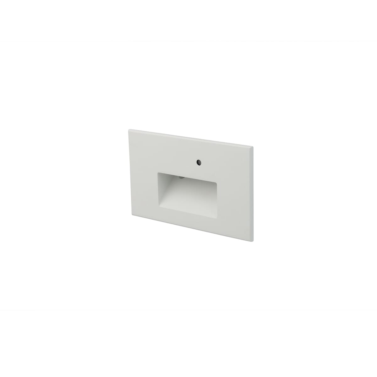 WAC Step Light With Photocell Amber Wall Sconce in White on Aluminum - WL-LED103-AM-WT