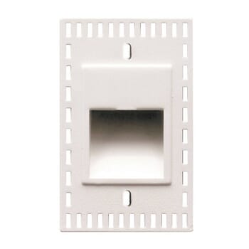 WAC LEDme Vertical Trimless Step and Wall Light in White