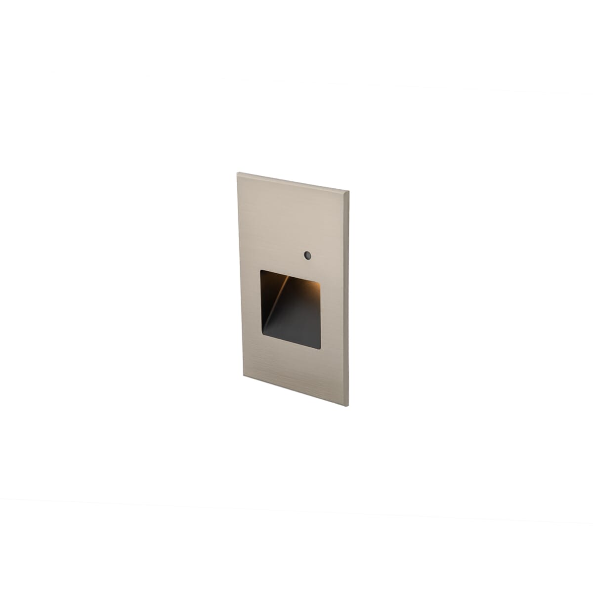 WAC Step Light With Photocell 3000K Wall Sconce in Brush Nickel on Aluminum - WL-LED202-30-BN