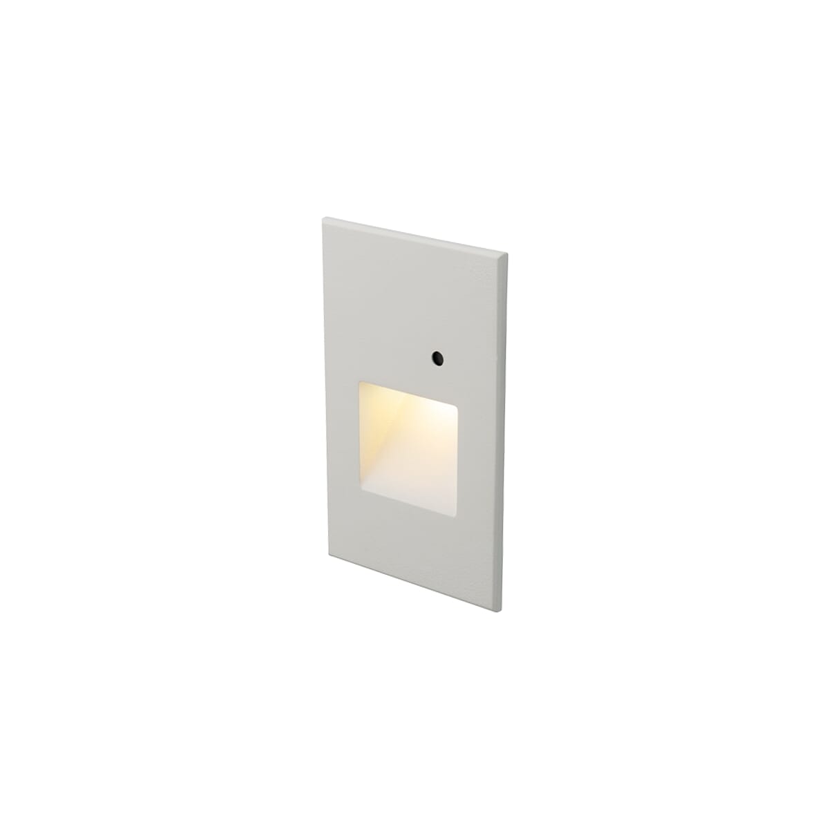 WAC Step Light With Photocell 3000K Wall Sconce in White on Aluminum - WL-LED203-30-WT