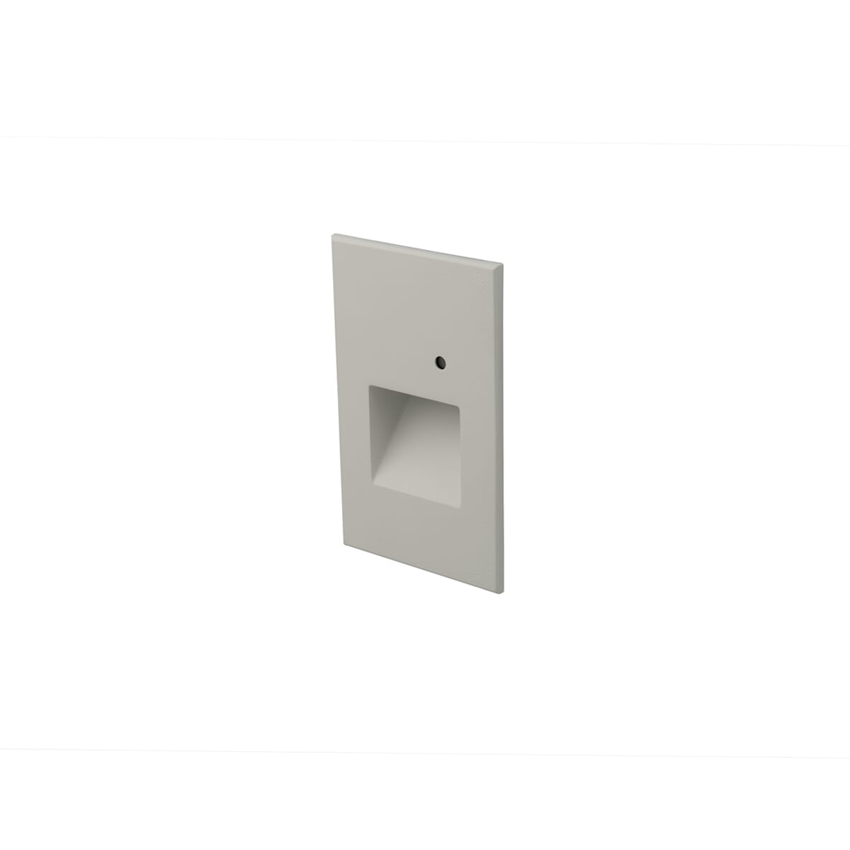 WAC Step Light With Photocell Amber Wall Sconce in White on Aluminum - WL-LED203-AM-WT