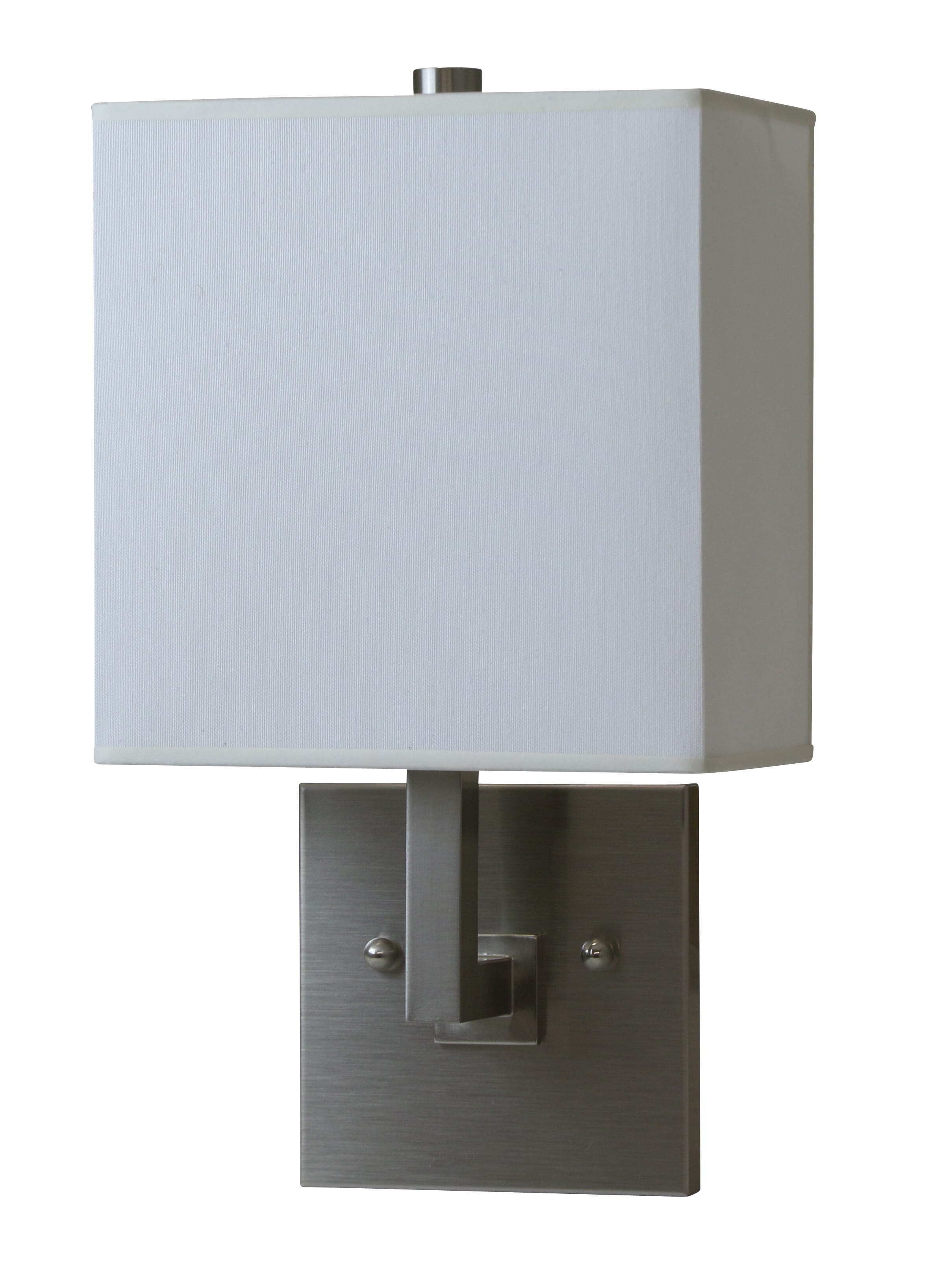 House of Troy 12" Wall Lamp in Satin Nickel