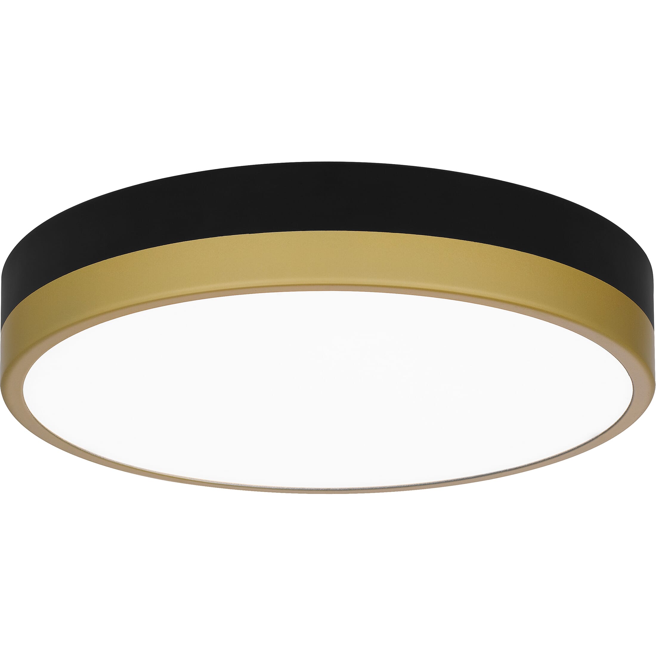 Weldin LED Flush Mount in Matte Black Gold